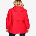 Snap-Front Hooded Raincoat image number null