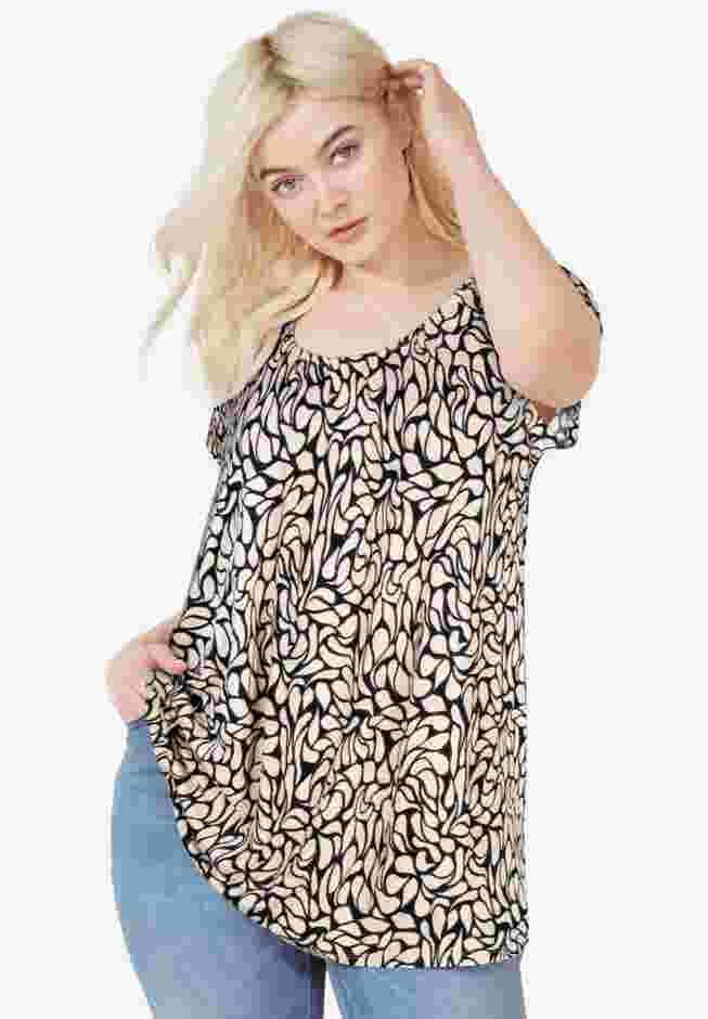Shirred Scoop Neck Tunic image number 0