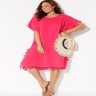 Everly Pom Pom Cover Up Tunic image number null