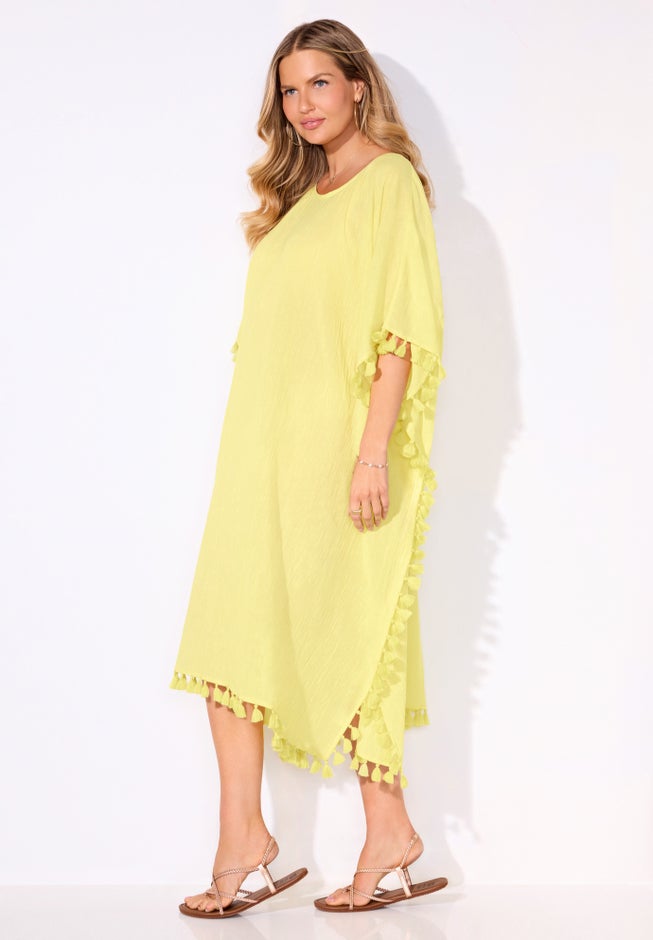 Everly Cotton Gauze Cover Up Tunic image number 2