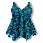 Handkerchief-Hem Two-Piece Swim Dress image number null
