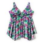 Handkerchief-Hem Two-Piece Swim Dress image number null