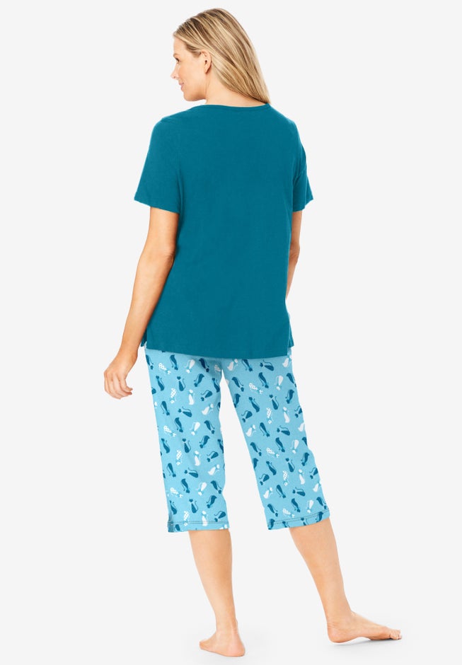 2-Piece Capri Cotton PJ Set image number 1