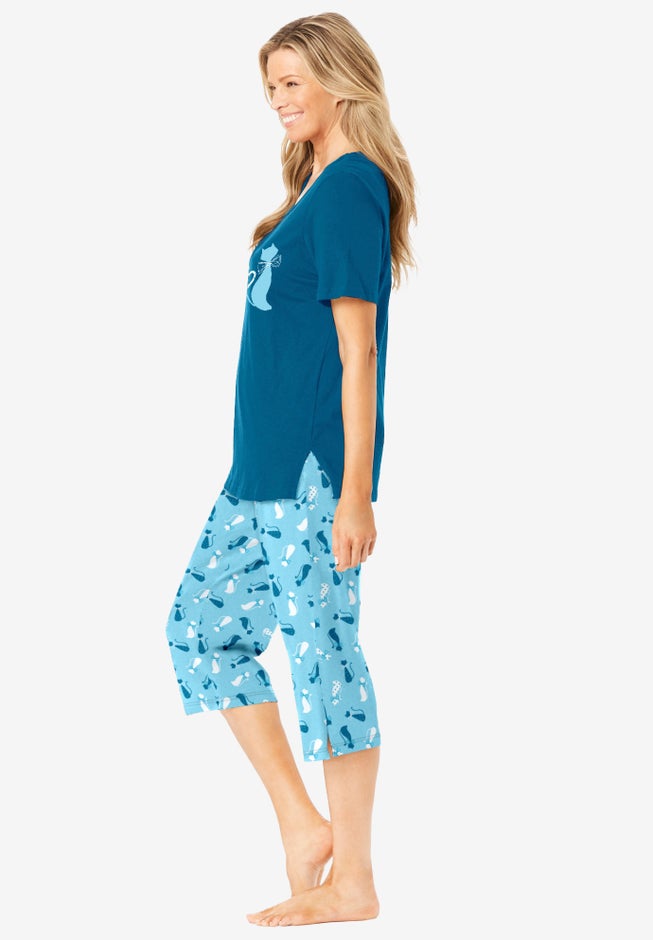 2-Piece Capri Cotton PJ Set image number 2