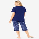 2-Piece Capri Cotton PJ Set image number null