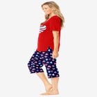 2-Piece Capri Cotton PJ Set image number null