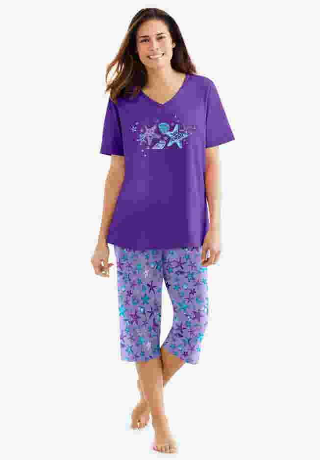 2-Piece Capri PJ Set image number 0