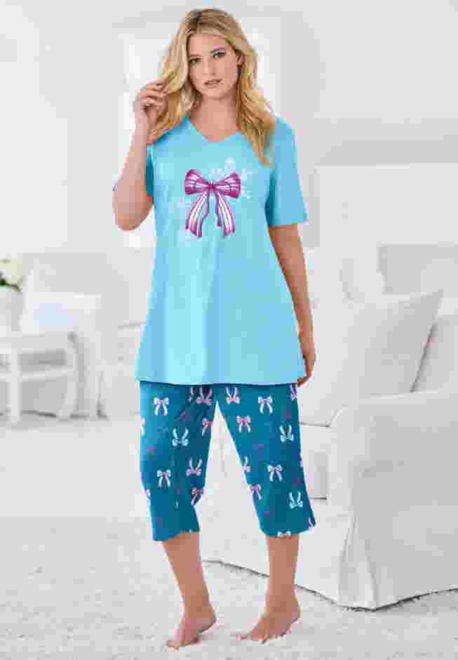 2-Piece Capri PJ Set image number 3