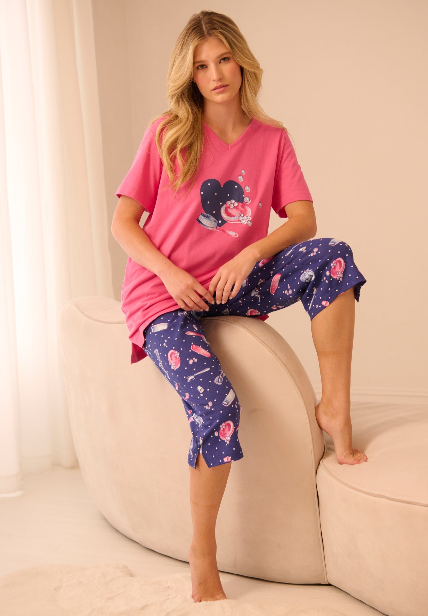 2-Piece Capri PJ Set image number 5