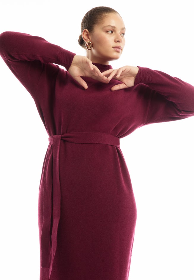 Turtleneck Sweater Dress image number 2