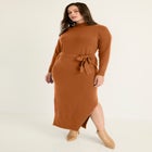 Turtleneck Sweater Dress image number null