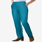 Straight Leg Fineline Pull-On Stretch Denim Jeans image number null