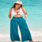 Pack & Go Wrinkle-Resistant Cover Up Wide Leg Pant image number 3
