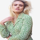 Button-Front Knit Midi Shirtdress image number null