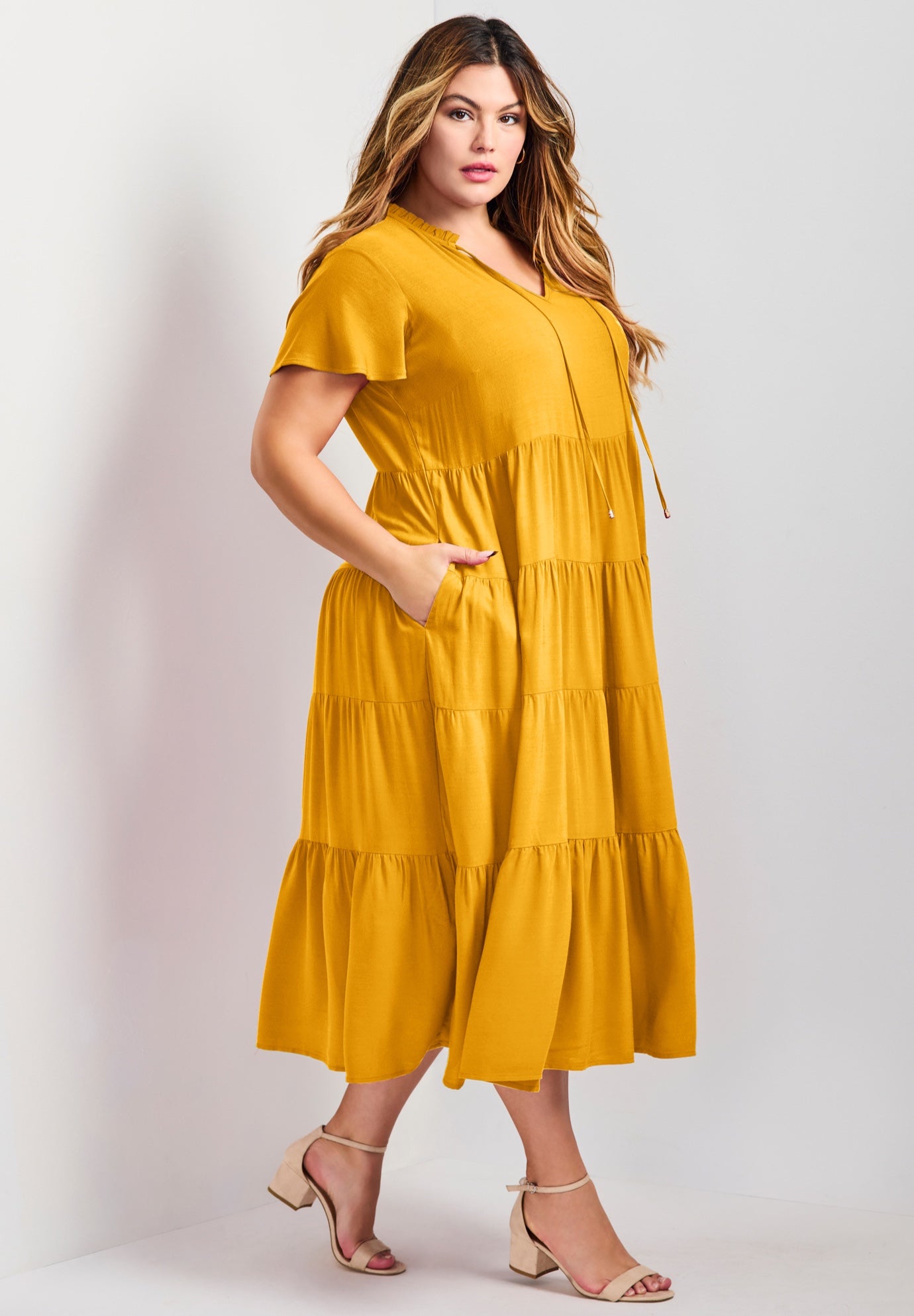 Lani Tiered Dress image number 1