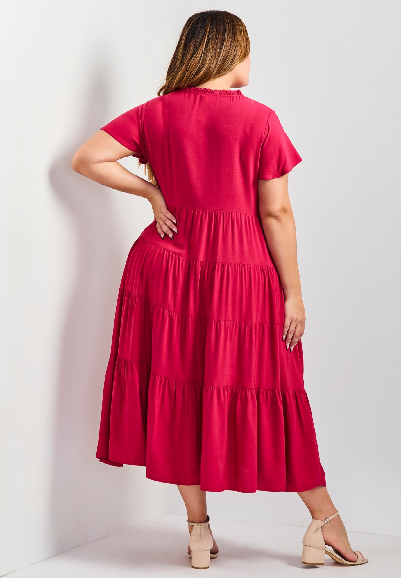 Lani Tiered Dress image number 3