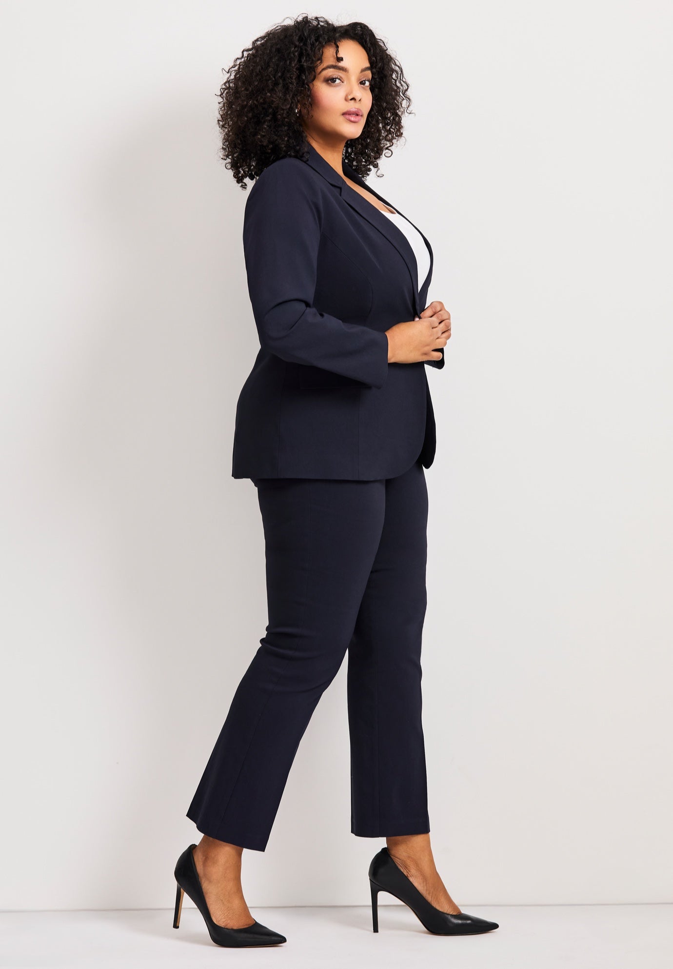 Super Stretch One Button Blazer image number 2