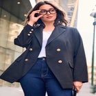 Cool Hand Double Breasted Blazer image number null