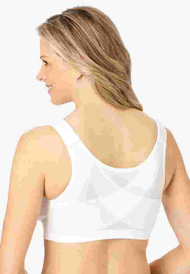 Front-Close Lace Posture Bra image number 1