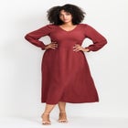 Allure V-Neckline Dress image number null