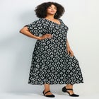 Ivy Tiered Button Front Dress image number null