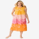 Sleeveless Print Lounger image number null