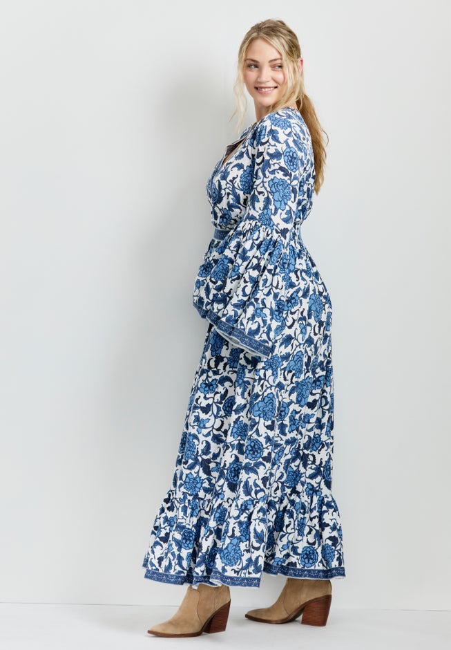 Arlo Bell Sleeve Maxi Dress image number 4