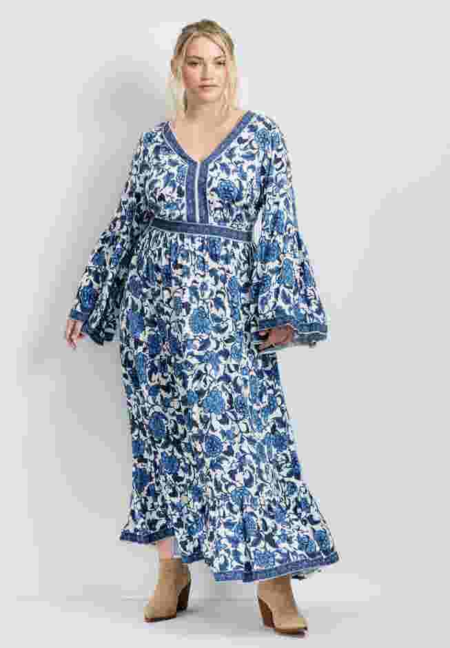 Arlo Bell Sleeve Maxi Dress image number 1