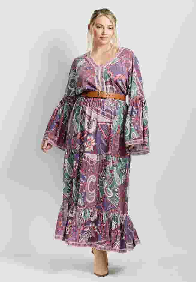 Arlo Bell Sleeve Maxi Dress image number 5