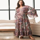 Arlo Bell Sleeve Maxi Dress image number null