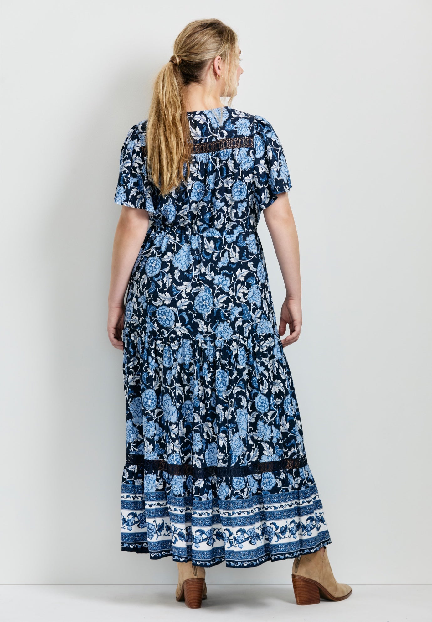 Emmy Placement Print Maxi Dress image number 2