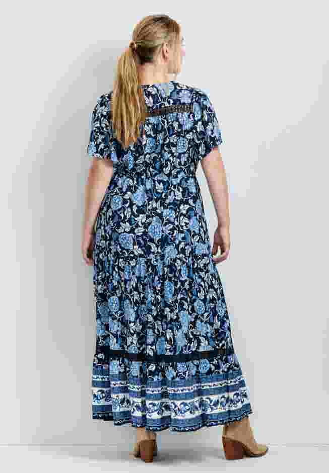 Emmy Placement Print Maxi Dress image number 2