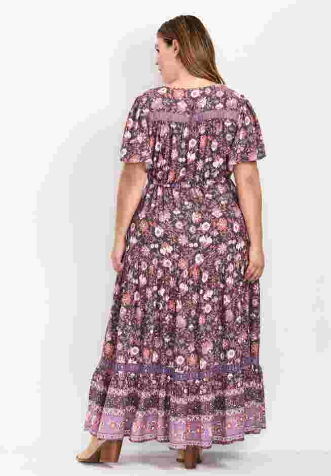 Emmy Placement Print Maxi Dress image number 2