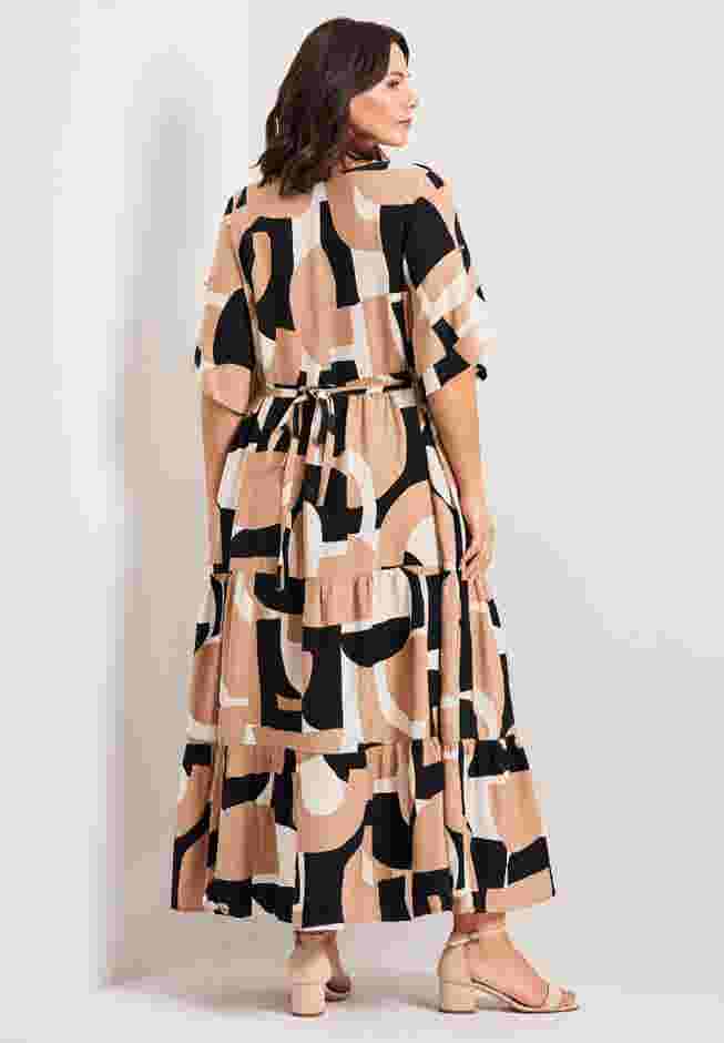 Ivy Tiered Button Front Dress image number 2