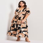 Ivy Tiered Button Front Dress image number null