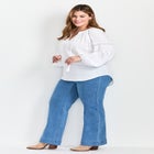 Embroidered Peasant Blouse image number null