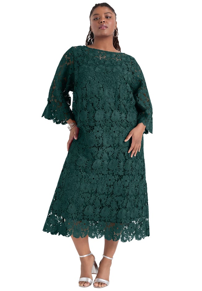 lace number dress Black Lace Number Dress