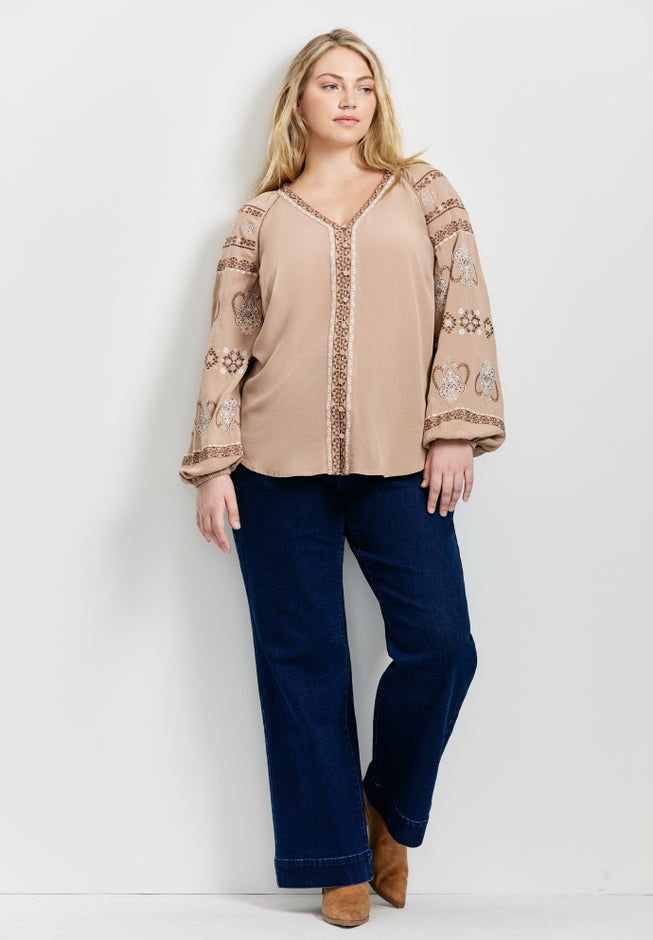 Angelina Embroidered Blouse image number 4