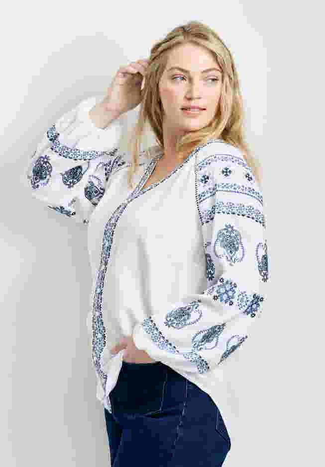 Angelina Embroidered Blouse image number 4
