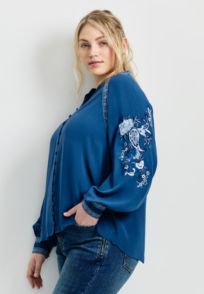 Chloe Embroidered Blouse image number 1