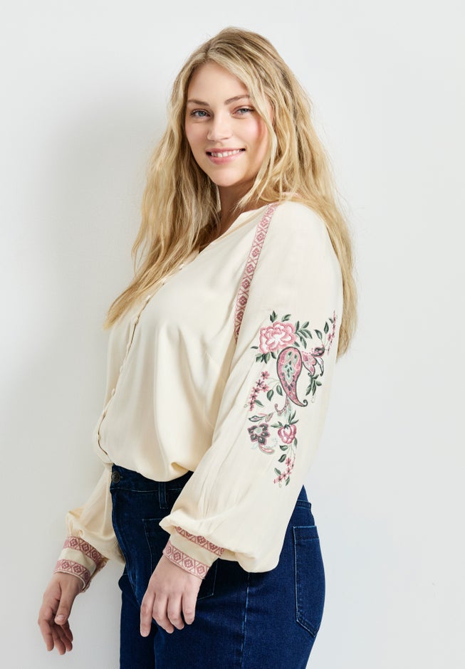 Chloe Embroidered Blouse image number 1