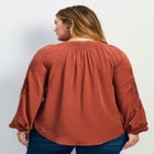 Gabby Embroidered Pintuck Shirt image number null