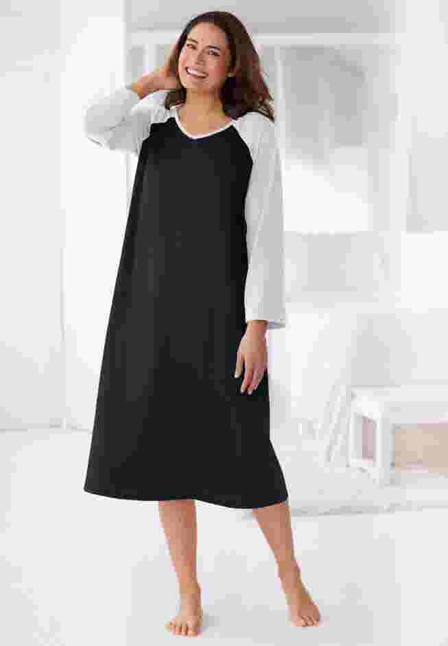 Avenue Body Baseball Sleepshirt image number 4