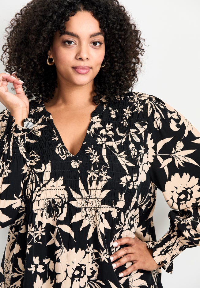 Marcie Shirred Detail Blouse image number 1