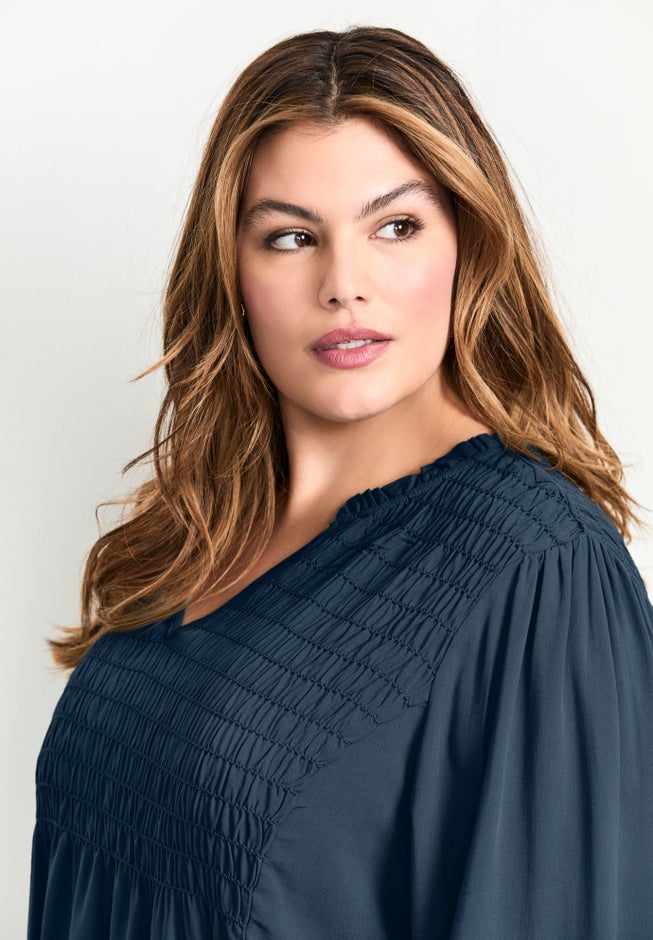 Marcie Shirred Detail Blouse image number 1