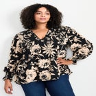 Marcie Shirred Detail Blouse image number null