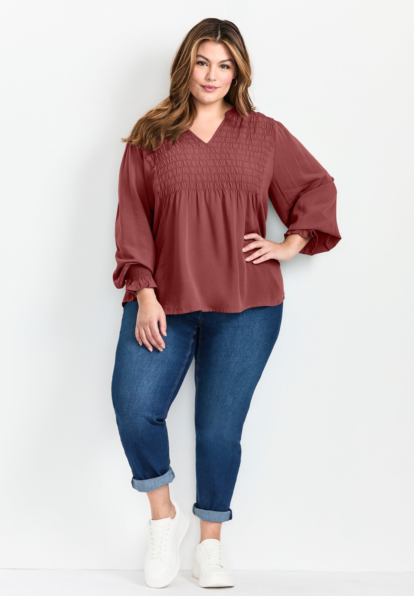 Marcie Shirred Detail Blouse image number 0