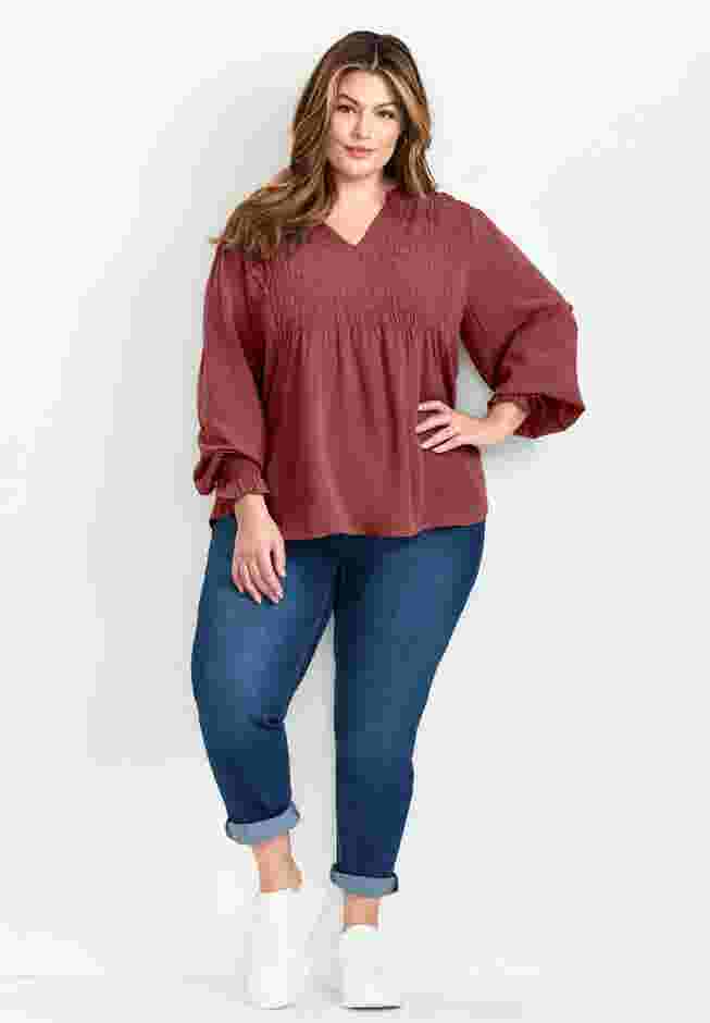 Marcie Shirred Detail Blouse image number 0