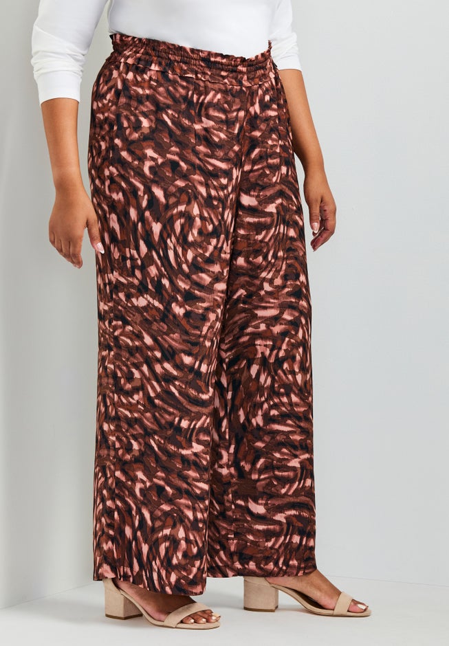 Elly Wide Leg Pull On Pant image number 3