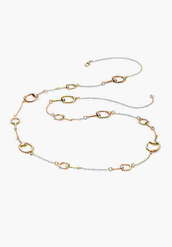 Long Horsebit Necklace image number 0